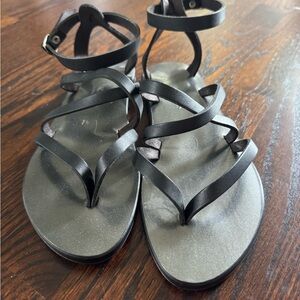 NEW K Jacques Epicure Black Sandal - size 41